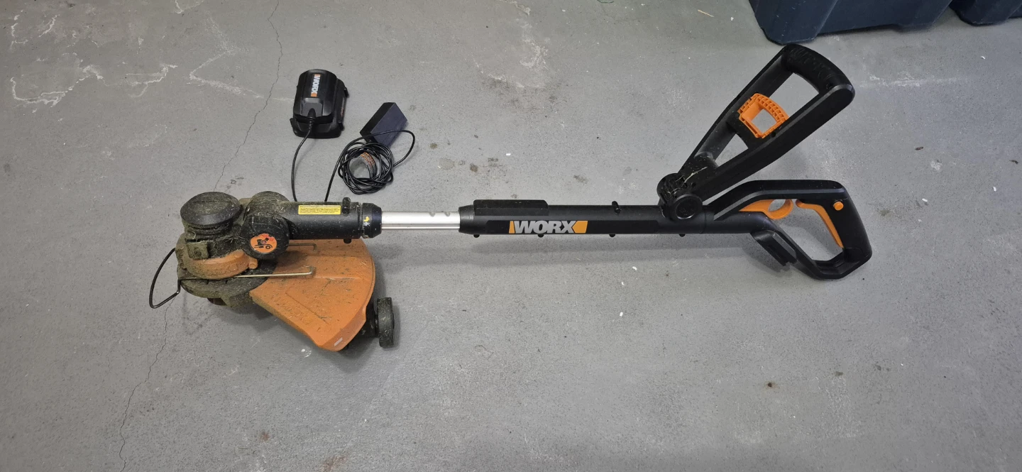 WORX Cordless String Trimmer with Battery and Charger