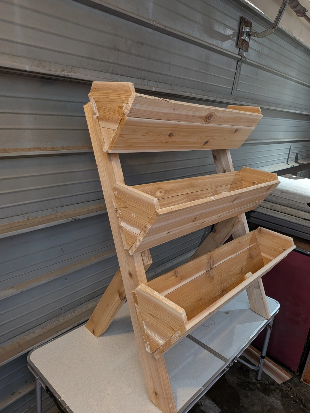 Cedar 3-Tier Vertical Planter - photo 3