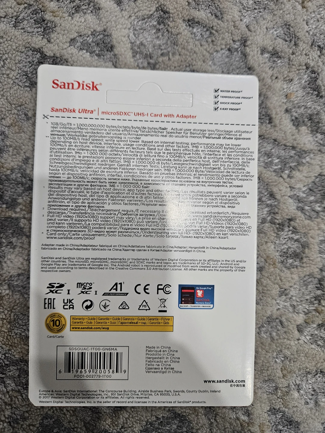 SanDisk Ultra 1TB microSDXC UHS-I Card with Adapter - photo 2