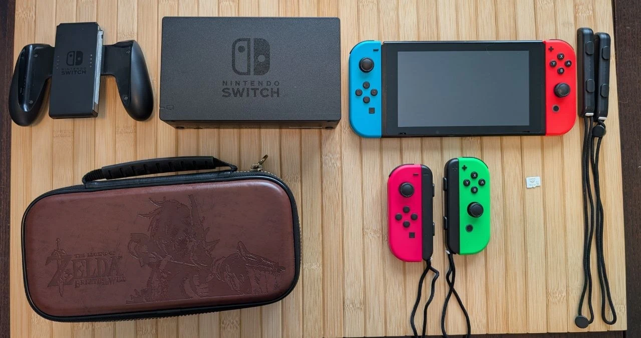 Nintendo Switch Console Bundle with Case and Accessories