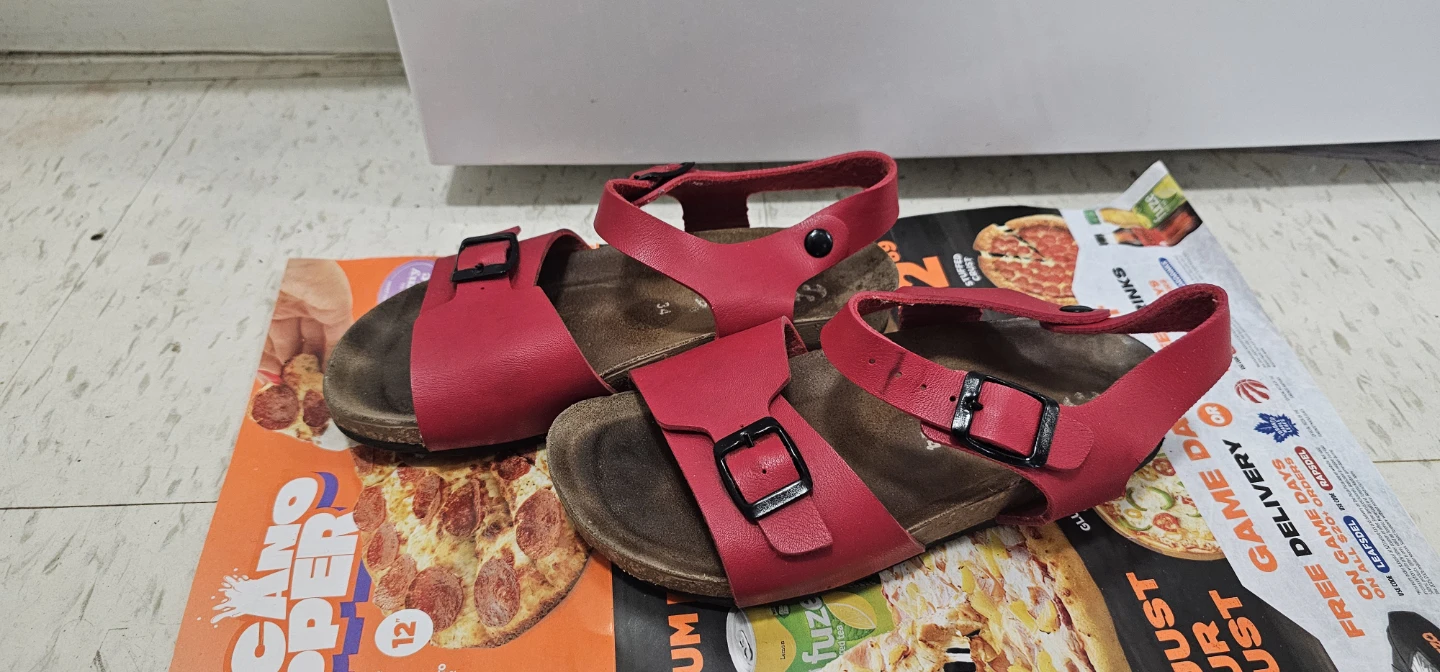Superga Red Sandals Size 34 - photo 2