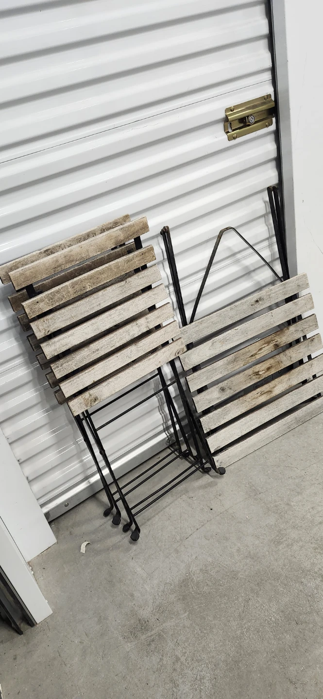 Ikea outdoor table with 2 chairs - photo 5