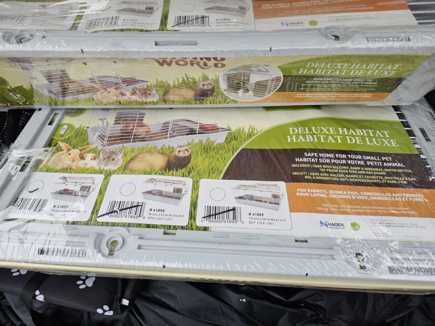 2 New Living World Deluxe Habitat Cages