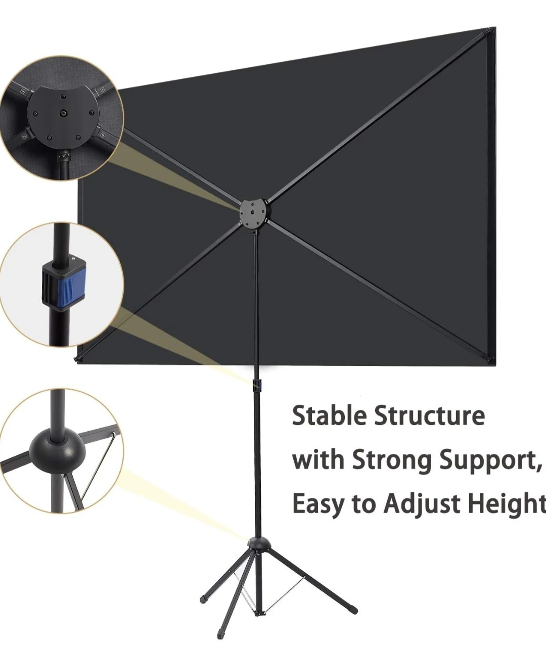 Portable Projector Screen with Stand - photo 2