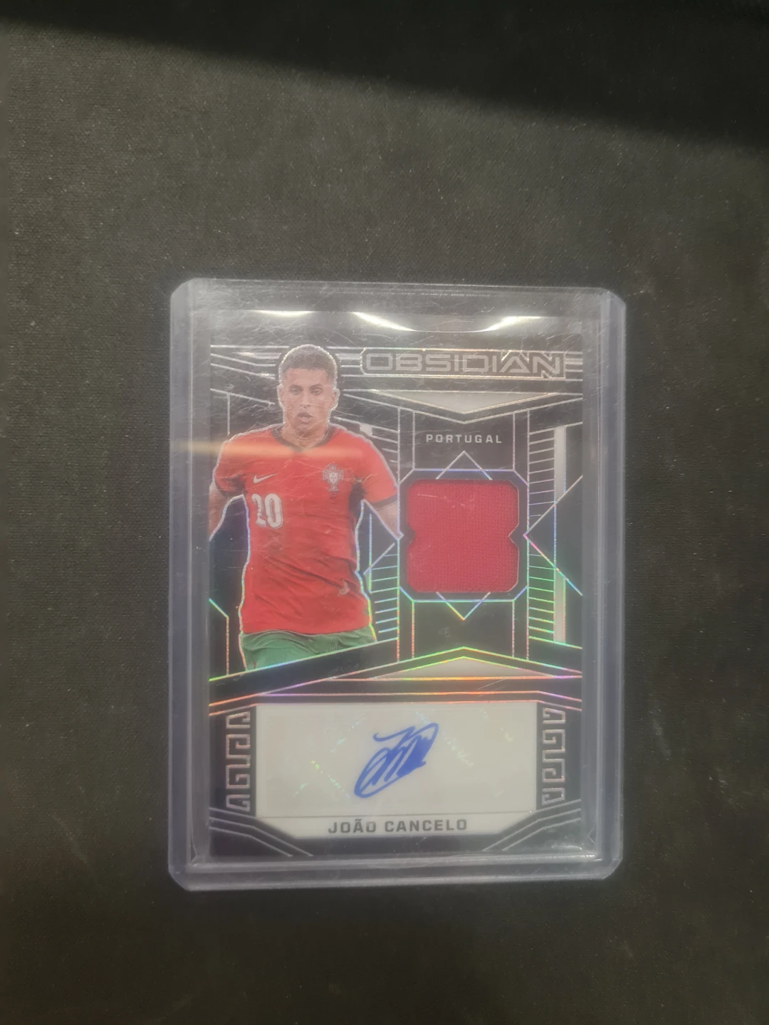 Panini Obsidian João Cancelo Autograph Card