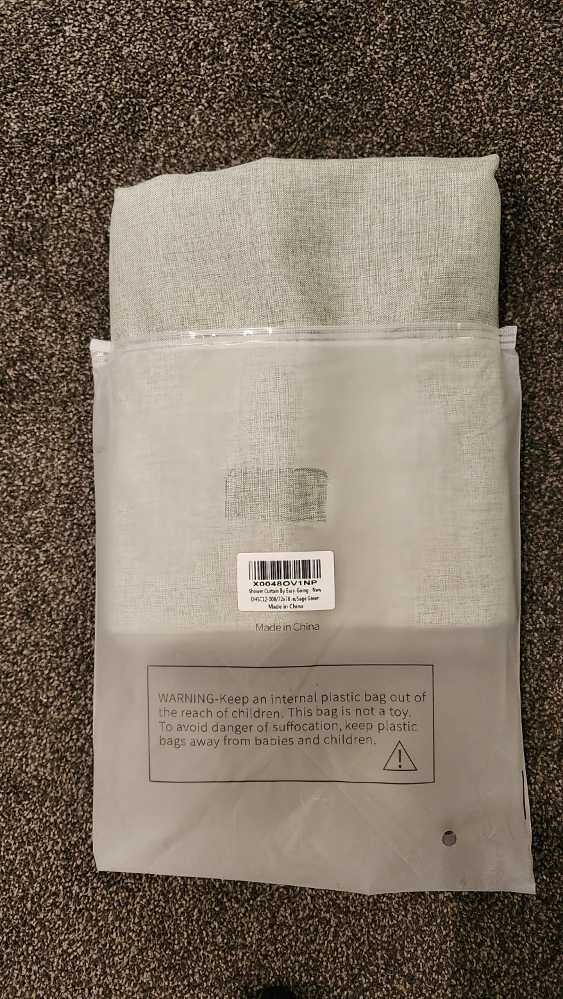 Easy-Going Shower Curtain - Sage Green