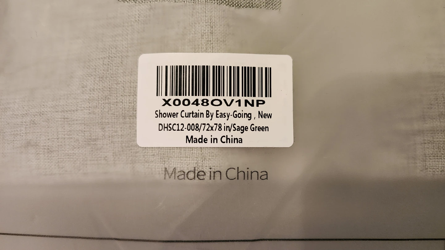 Easy-Going Shower Curtain - Sage Green - photo 3