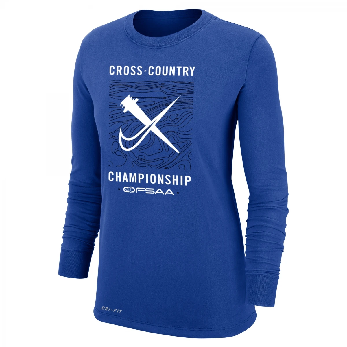 Brand new The NikecTee Long Sleeve Blue Women's Shirt