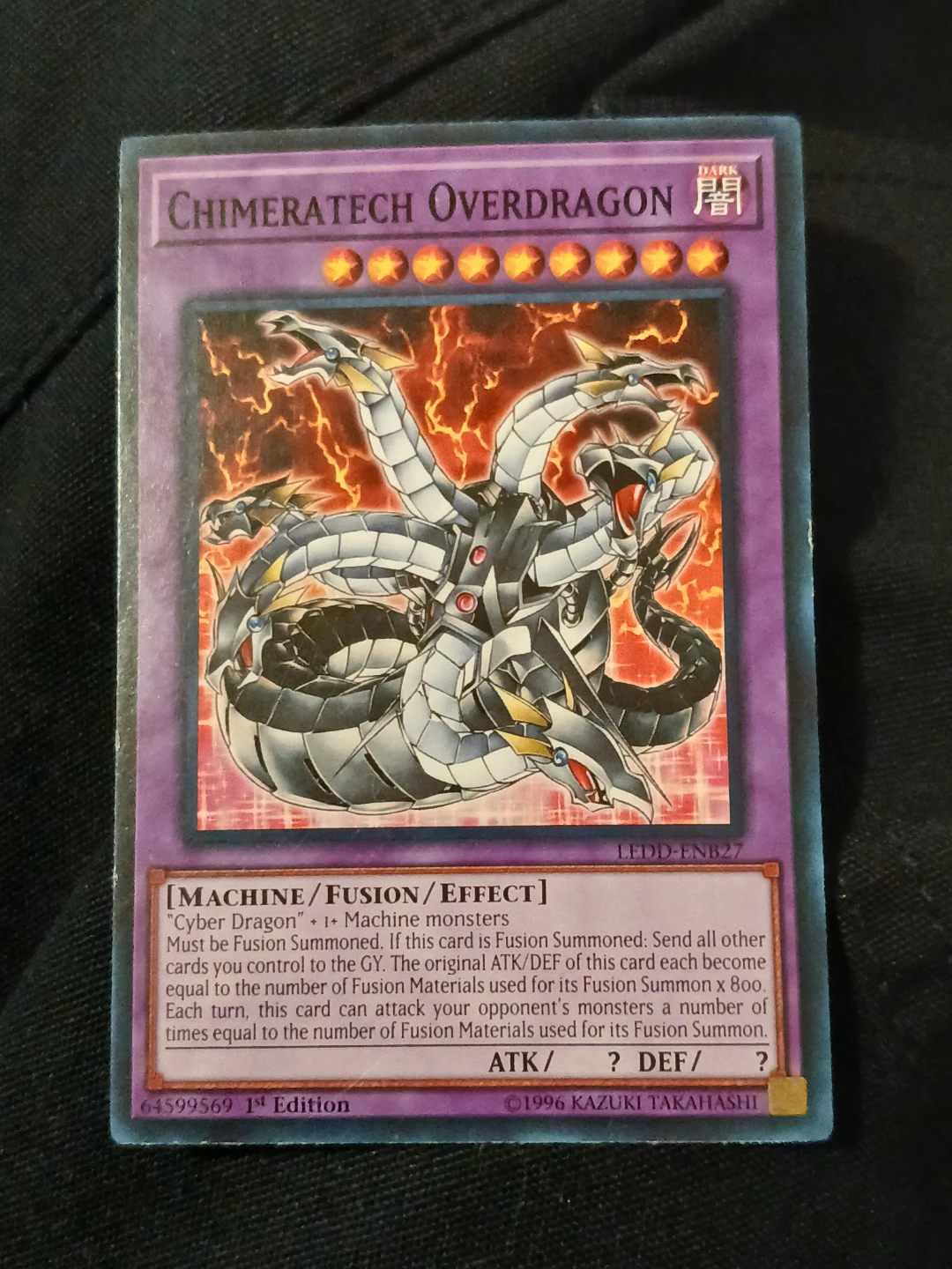 Yu-Gi-Oh! Chimeratech Overdragon Trading Card