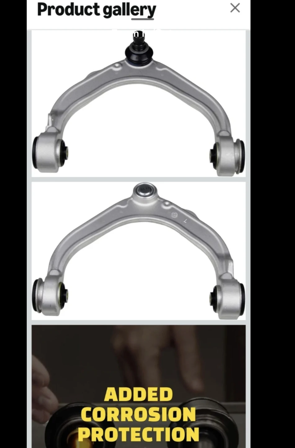 Moog Suspension Control Arm with Ball Joint 2pcs