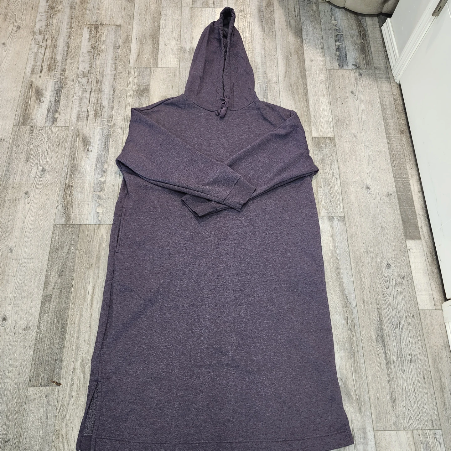 George Women's Purple Hooded Dress Size 1X