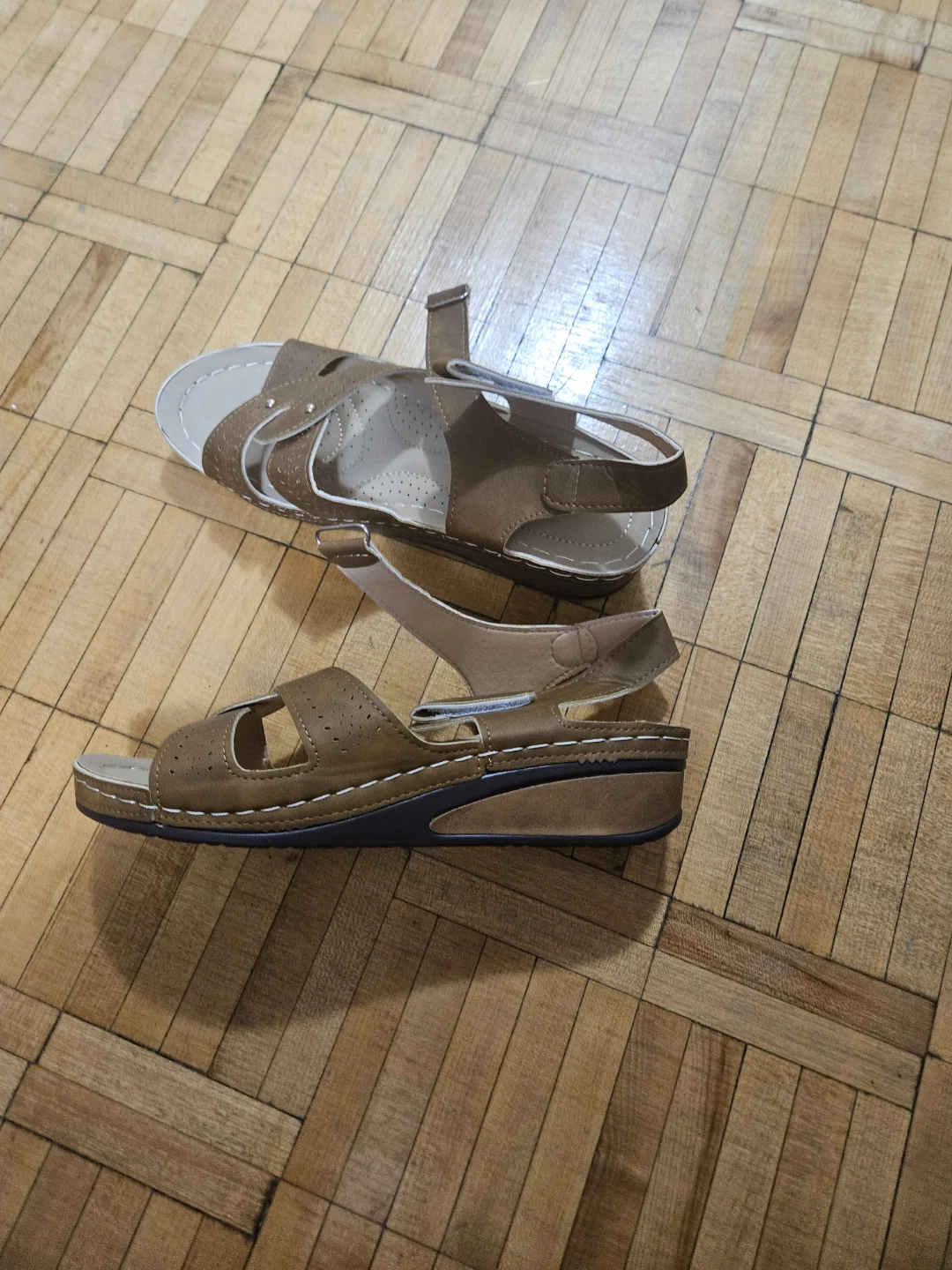 Brown Wedge Sandals - photo 2
