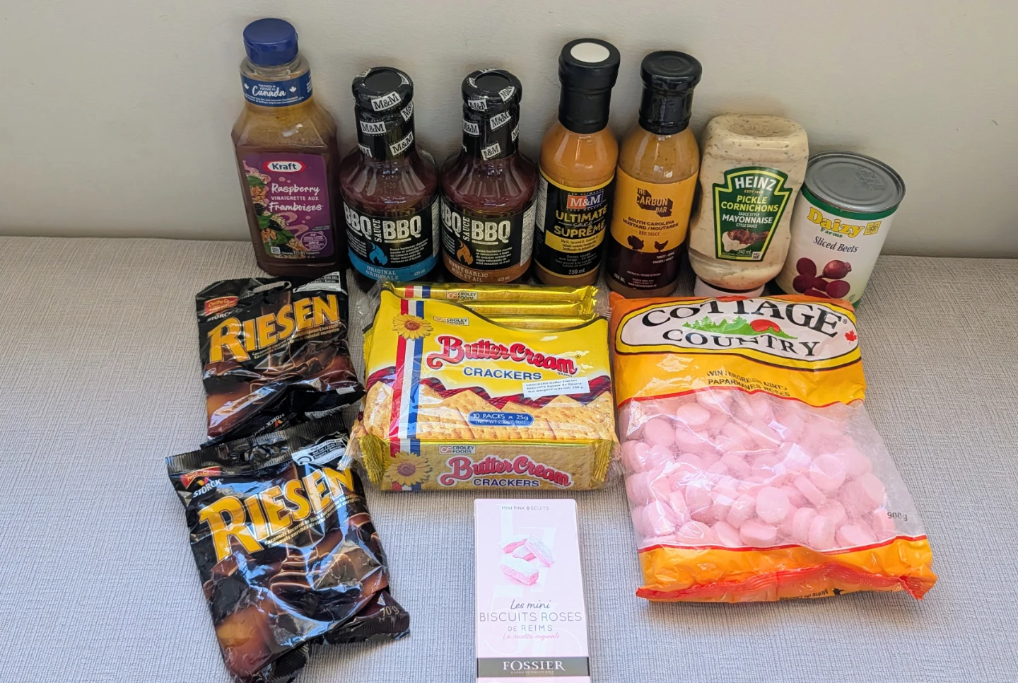 Brand New Food Items  - BBQ Sauces, Crackers, Mayo, Sweets