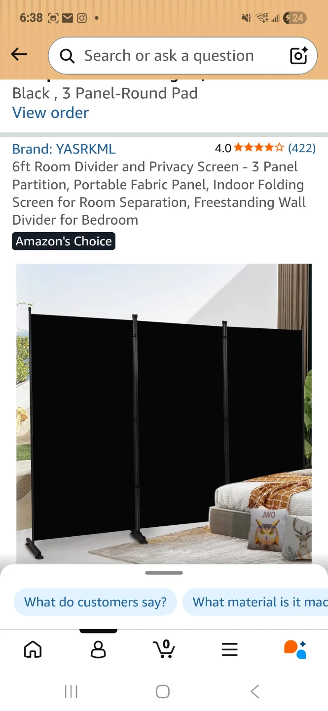 Privacy screen/room separator
