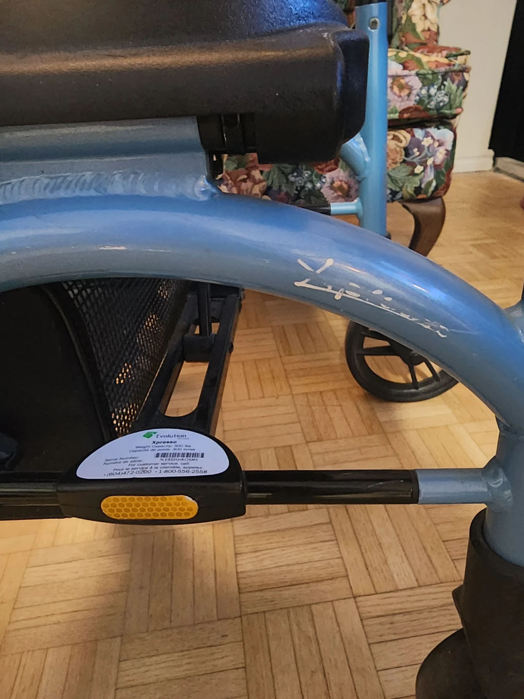 Xpresso Blue Rollator Walker with Seat and Basket $100 Keswick - photo 5