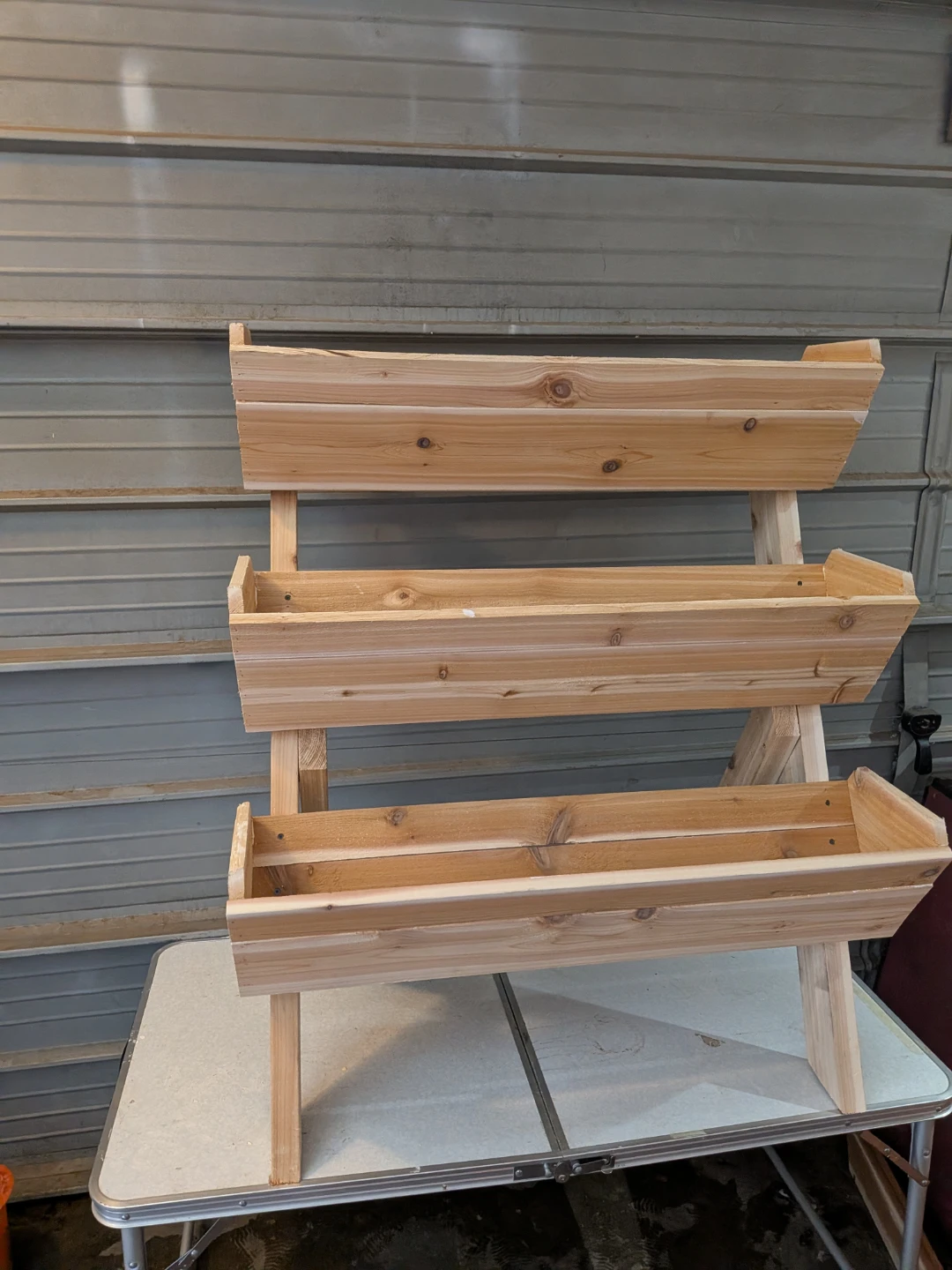 Cedar 3-Tier Vertical Planter - photo 2