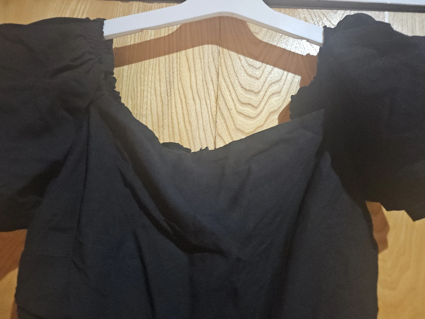 AtSTR black Puff Sleeve Smocked Dress - photo 5