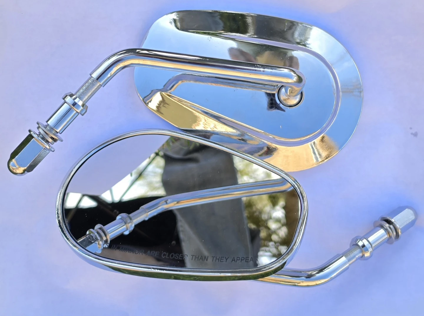 Chrome Motorcycle Mirrors