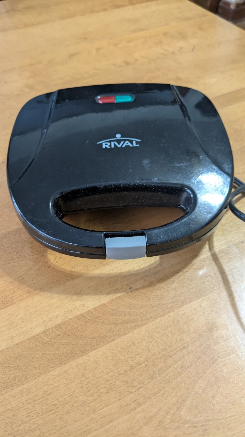 Rival Black Waffle Maker