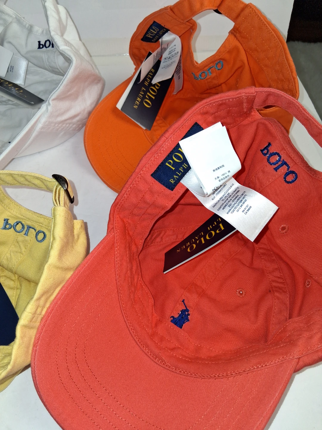 6- Piece Ralph Lauren Polo Hats - Assorted Colors - photo 3