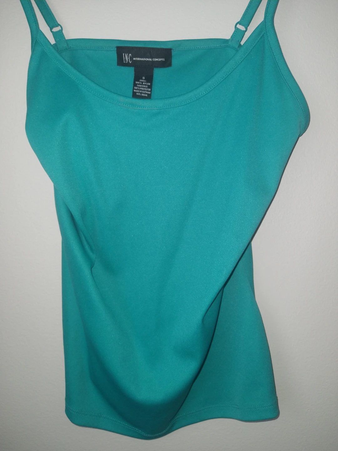 INC International Concepts Teal Snake Print Blouse and Tank - photo 4