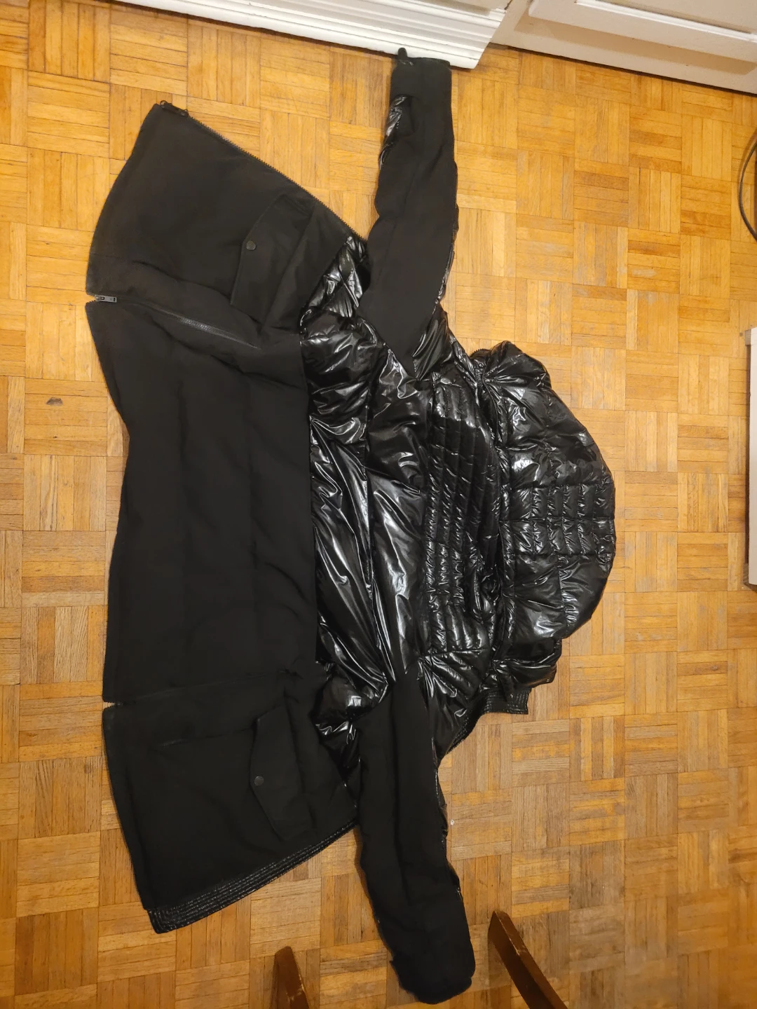 Moose Knuckles Black Puffer Jacket