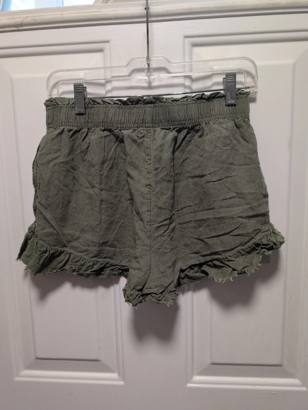 Aerie Green Ruffle Shorts Size S/P - photo 3