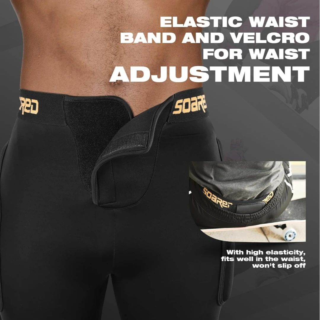 Soared 3D Protection Hip Butt XPE Padded Short for ski, ... - photo 5
