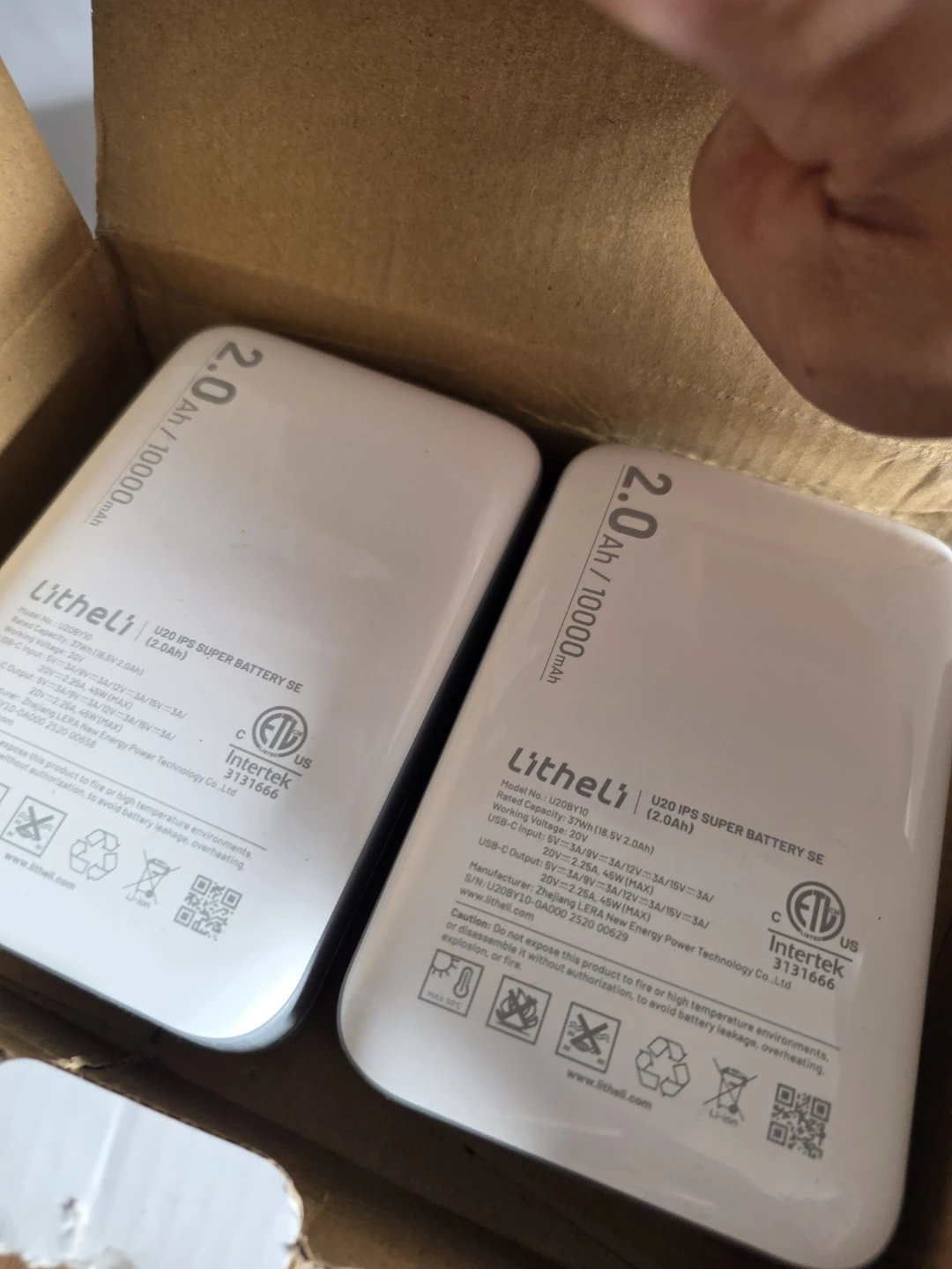 Litheli U20 IPS Super Battery SE Power Banks (2-Pack) - photo 5