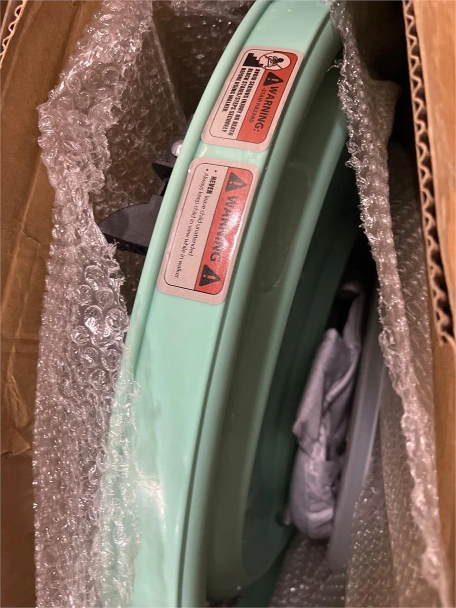 Brand New>>Baby Walker with 7 Gear Height Adjust - Mint Green - photo 5