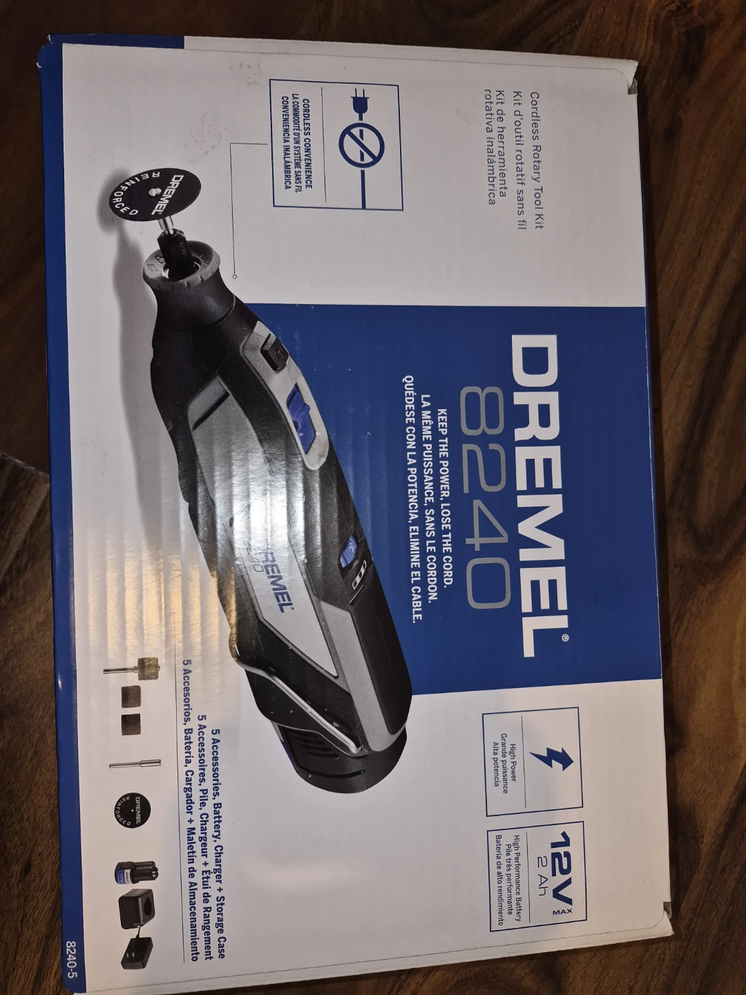 Dremel 8240 Cordless Rotary Tool Kit - photo 3