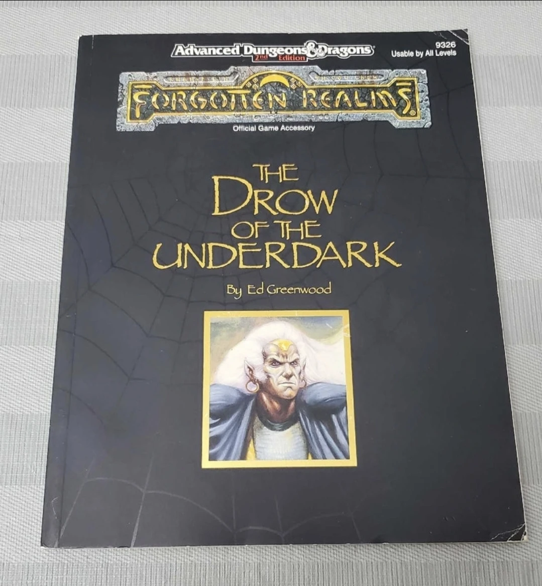 1991 Dugeons & Dragons the drow of the underdark