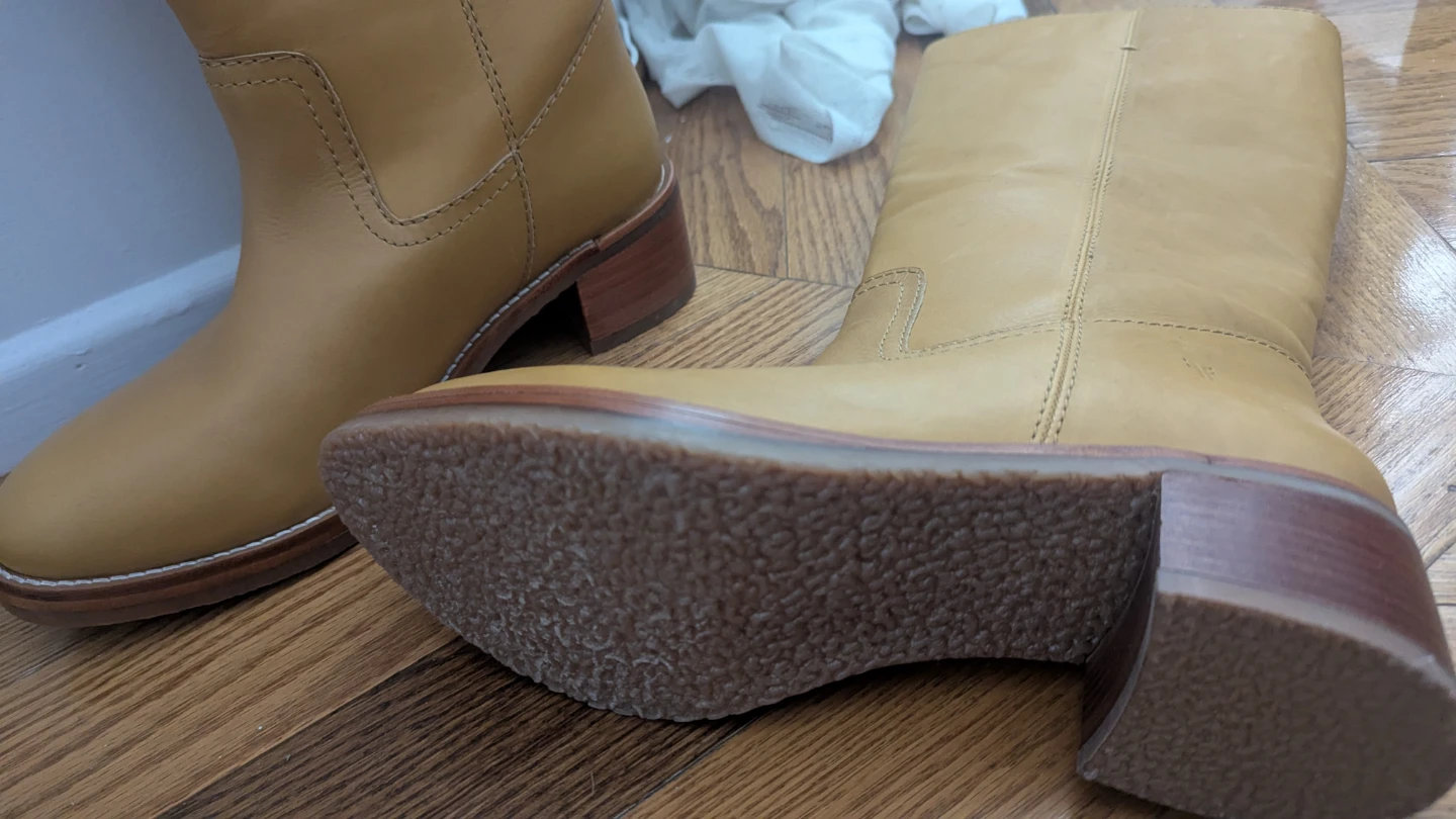 Frye Camryn Tall Pull On Boots Size 9M Tan Leather - photo 3