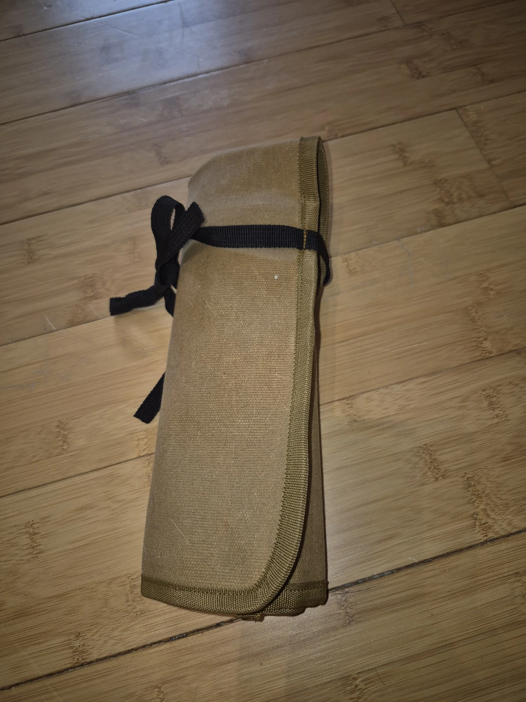 Canvas storage roll for artist's paint brushes - photo 3