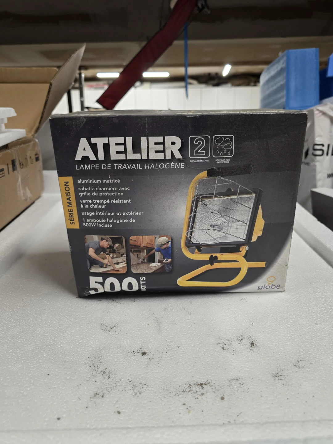 ATELIER 500W Halogen Work Lamp