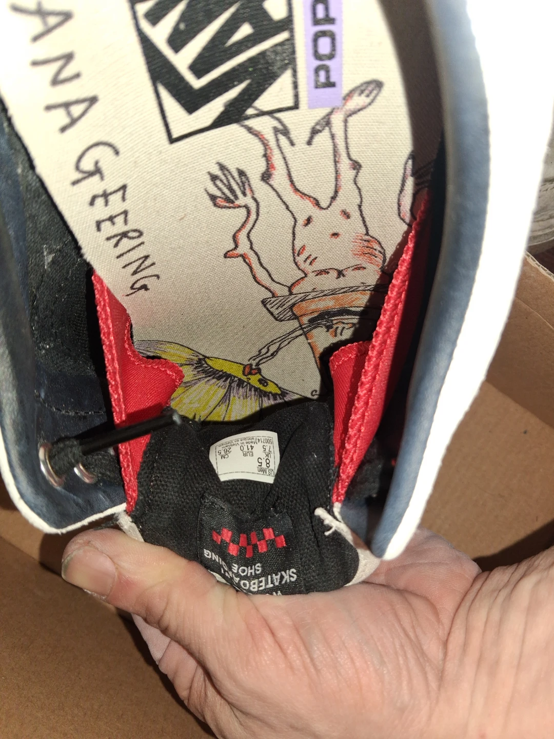 Vans Skate Era "Dana Geering" Shoes Size 8.5 - photo 2
