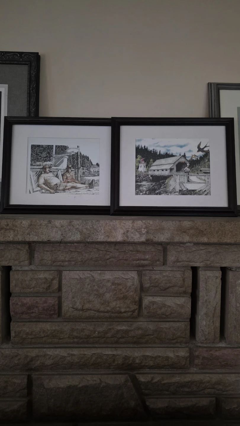 Framed Prints of Canadian Landscapes - Set of 2