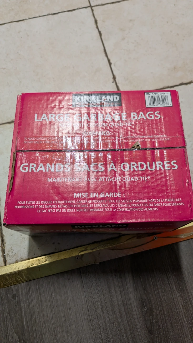 Kirkland Signature Large Garbage Bags - 100 Bags - photo 2