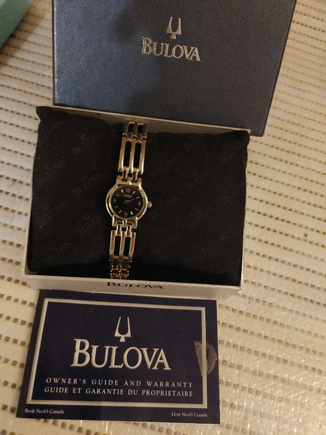 Bulova Women's Watch with Box and Manual