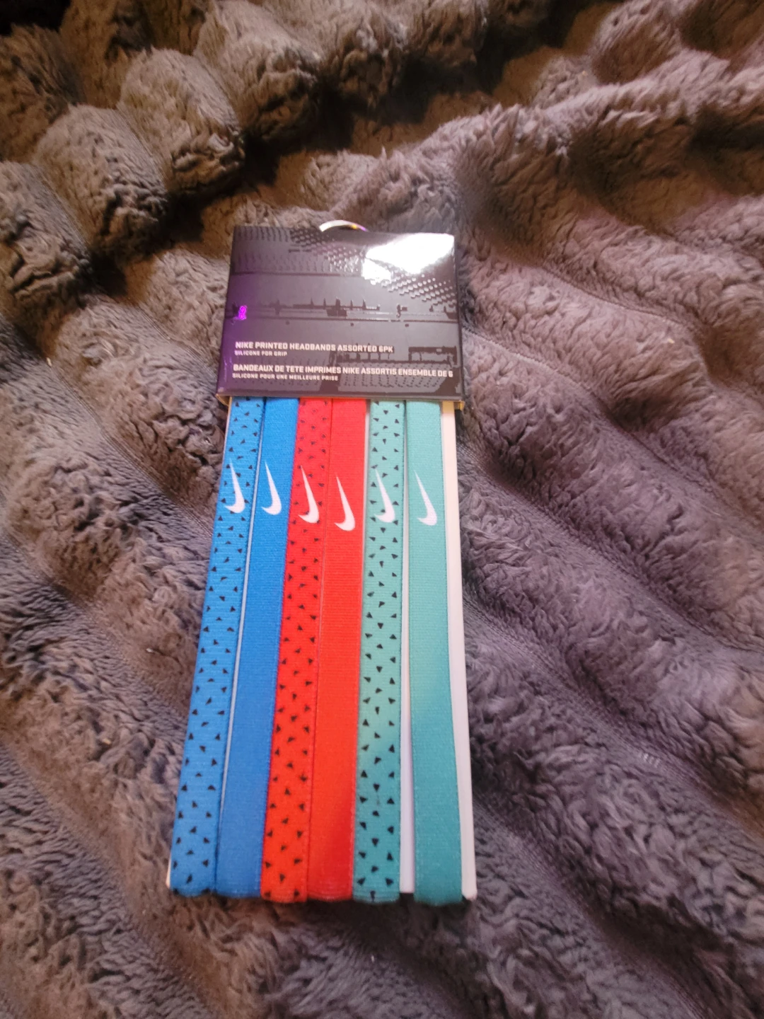 Nike Printed Headbands Assorted 6 Pack