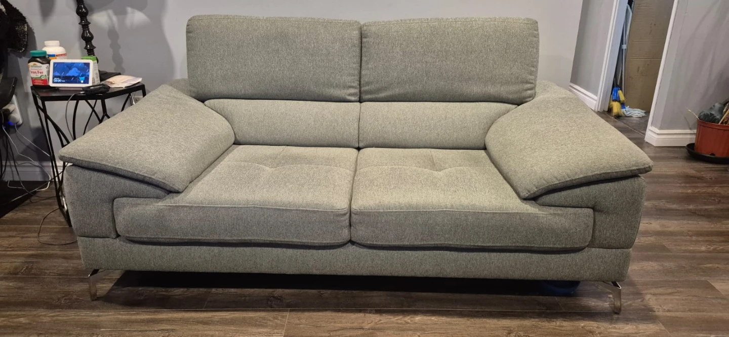 Grey Two-Seater Sofa - photo 2
