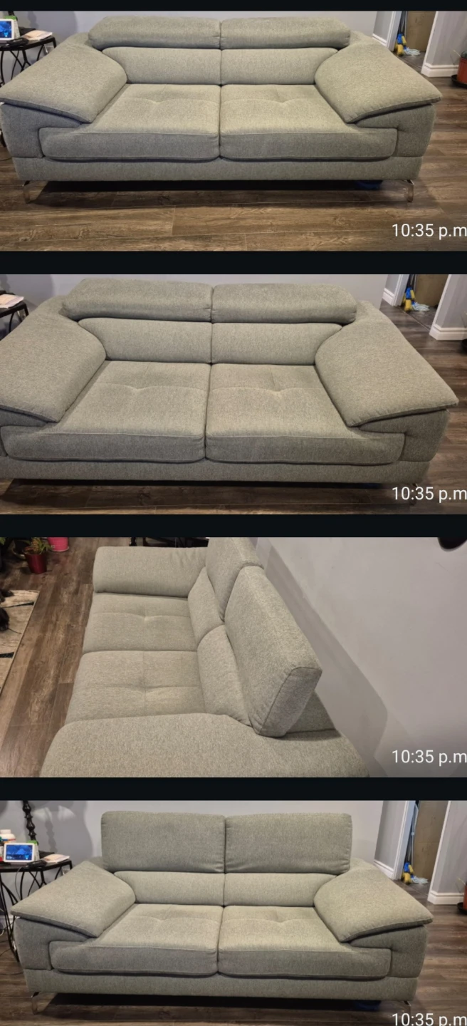Grey Two-Seater Sofa - photo 4