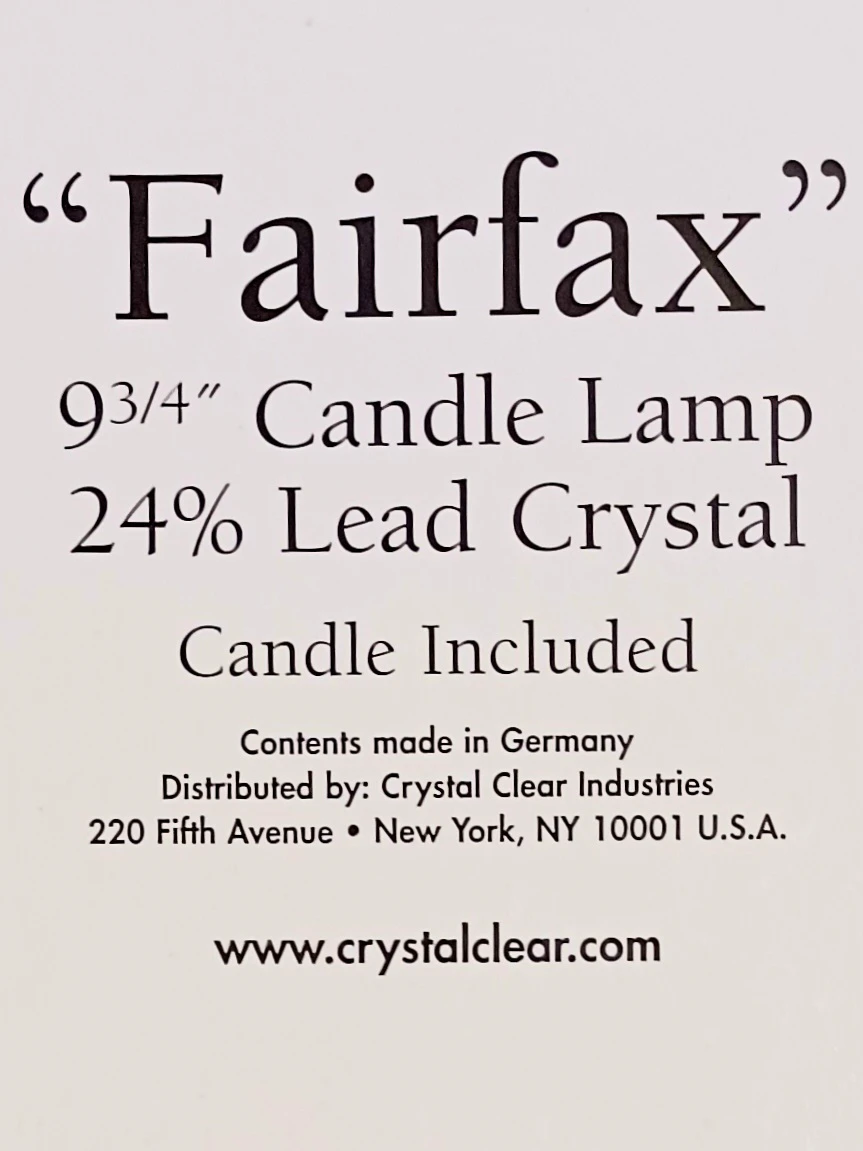New German Crystal Portico Fairy Lamp - photo 4