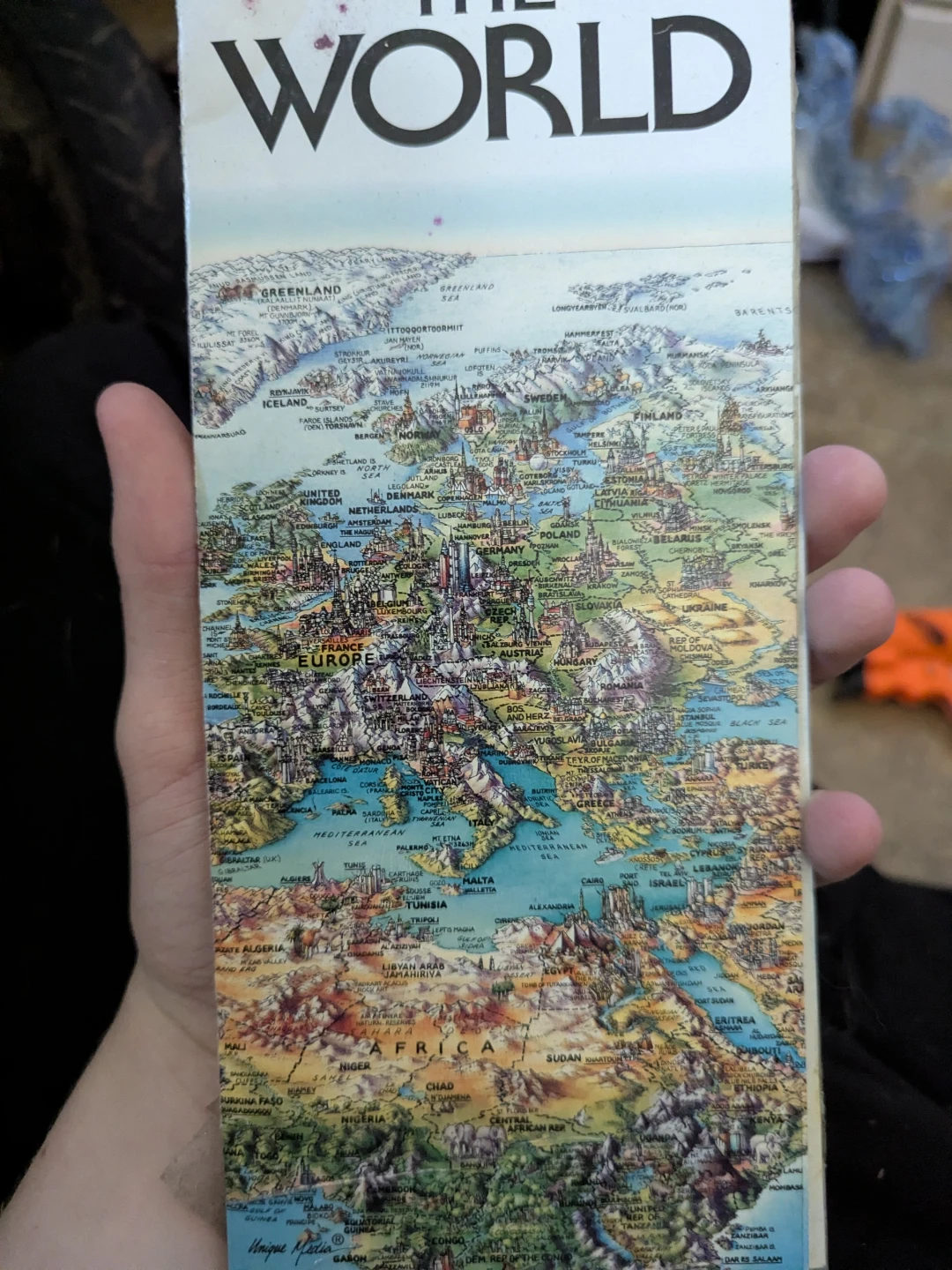 The World Unique Maps Map Poster