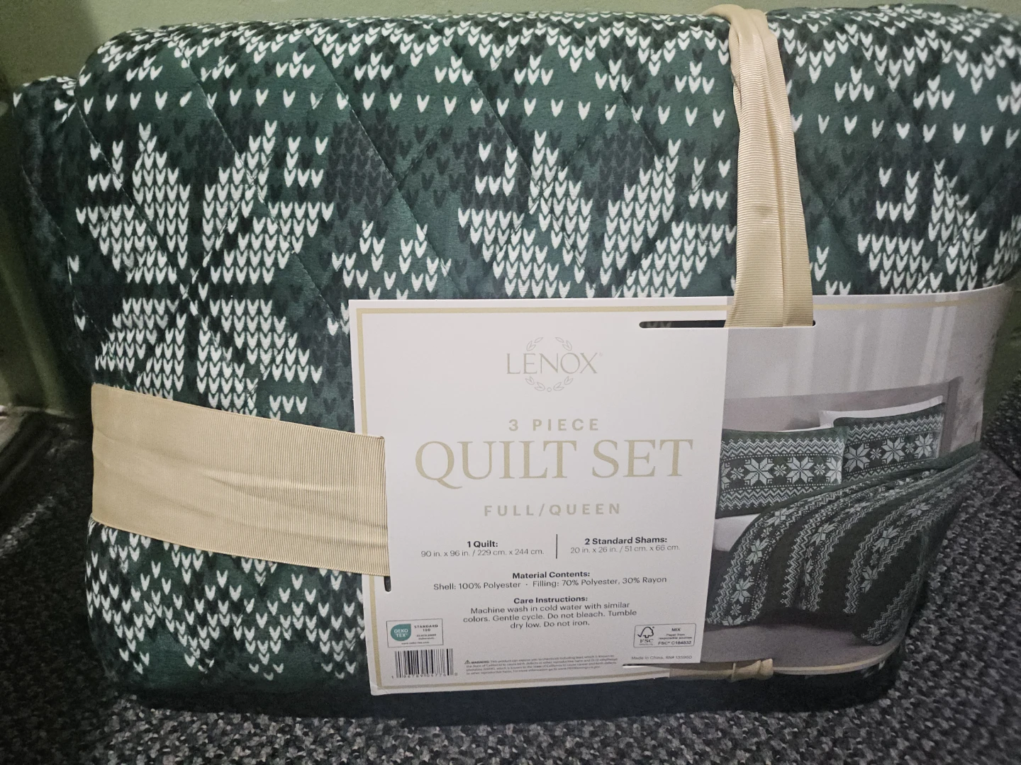 Lenox 3 Piece Quilt Set - Full/Queen - photo 5