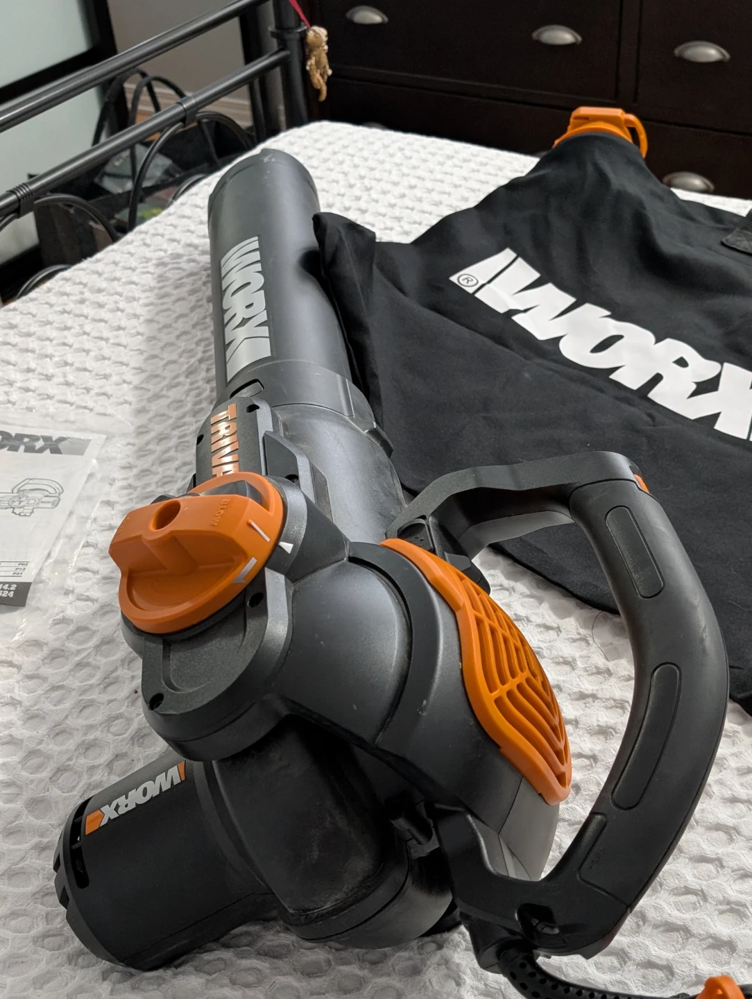 WORX WG512 12 Amp 3-in-1 Leaf Blower/Vacuum/Mulcher - photo 2