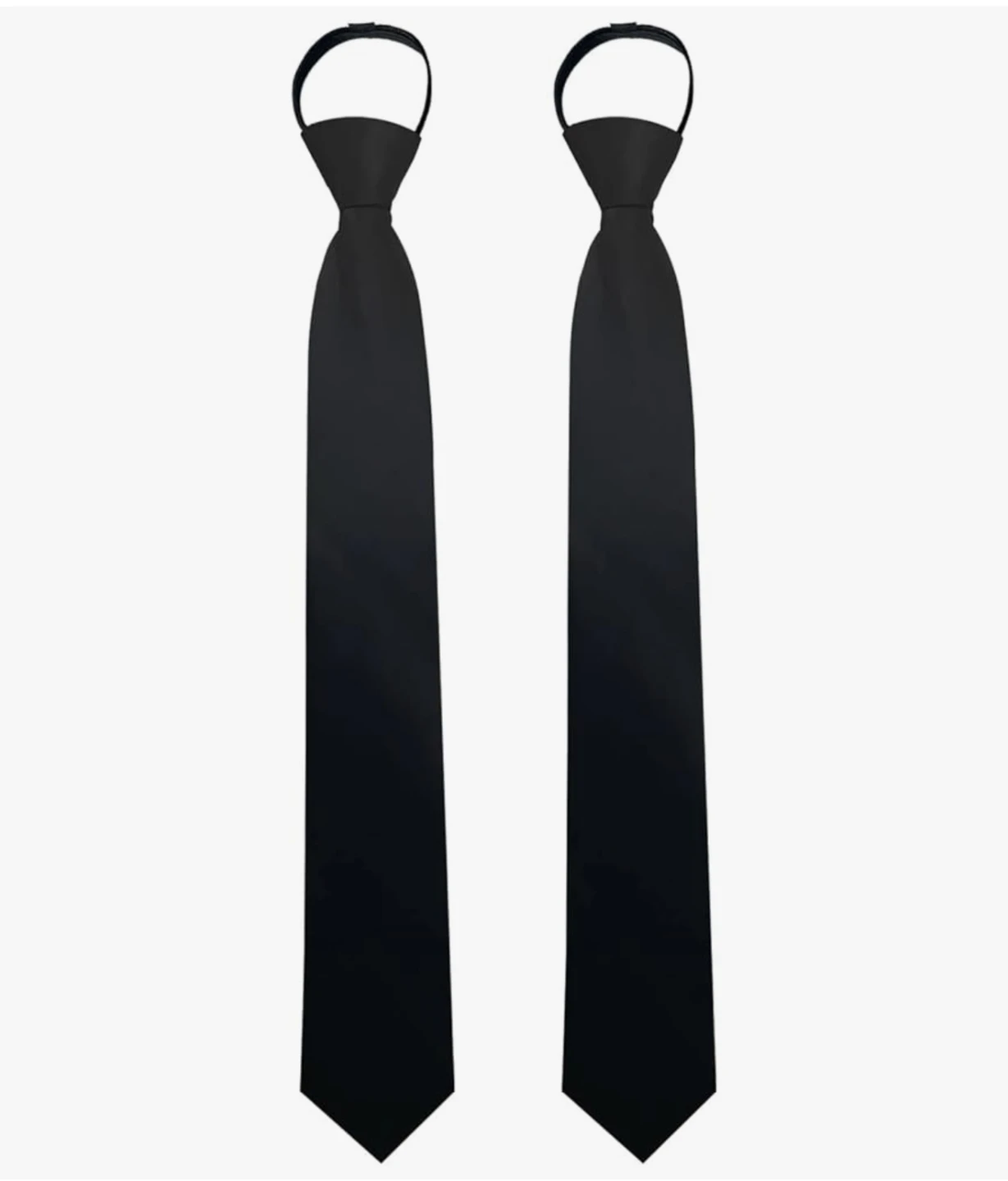 Pre-tied Zipper Neck Ties for Men 🌱