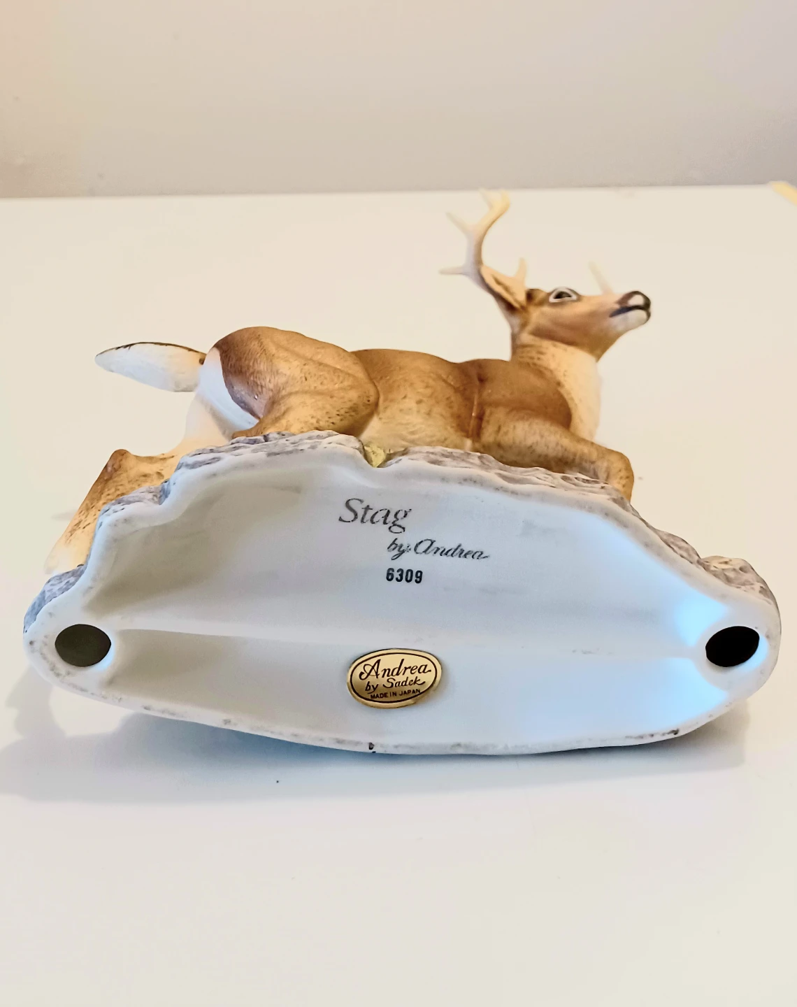 Andrea Stag Hand-painted Porcelain Statue - photo 5