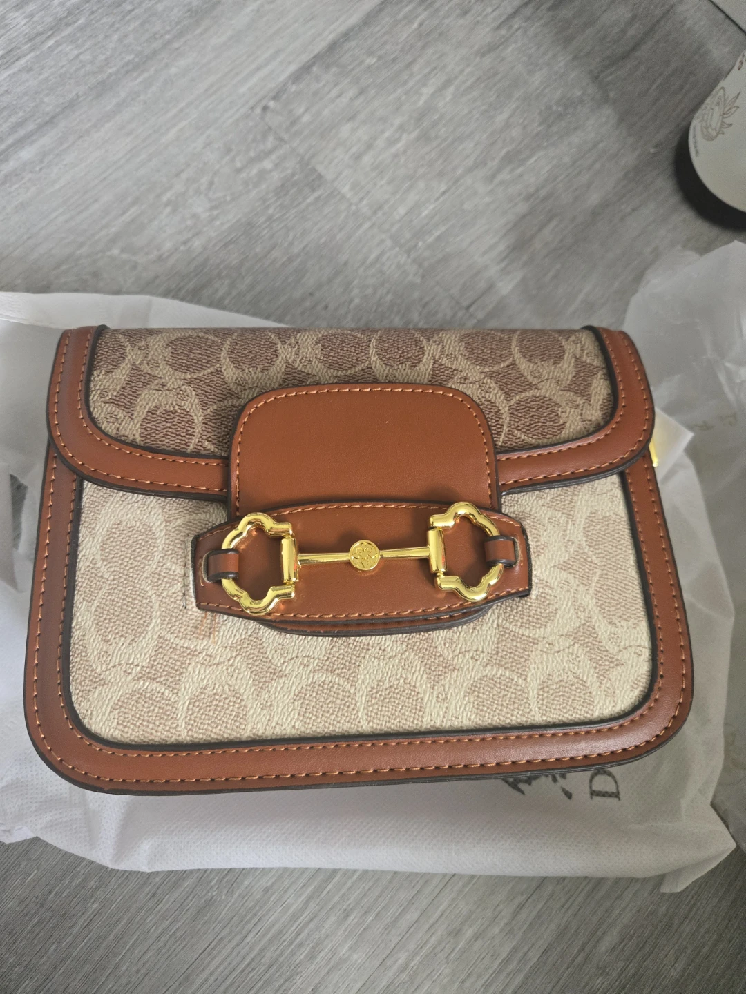 Kofoviv Women's Small Crossbody Bag - Coffee & Brown - photo 2