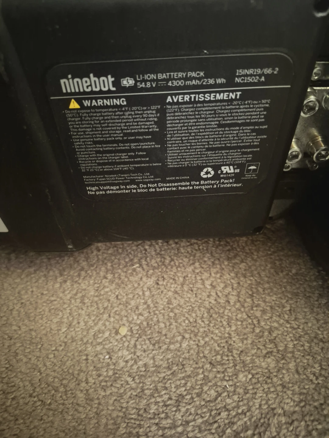 Ninebot Electric Scooter Self-Balancing Scooter - photo 2